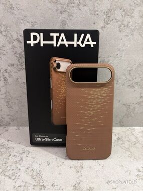 PITAKA — GLINTS OF GOLD IPHONE AIR CASE — GOLD